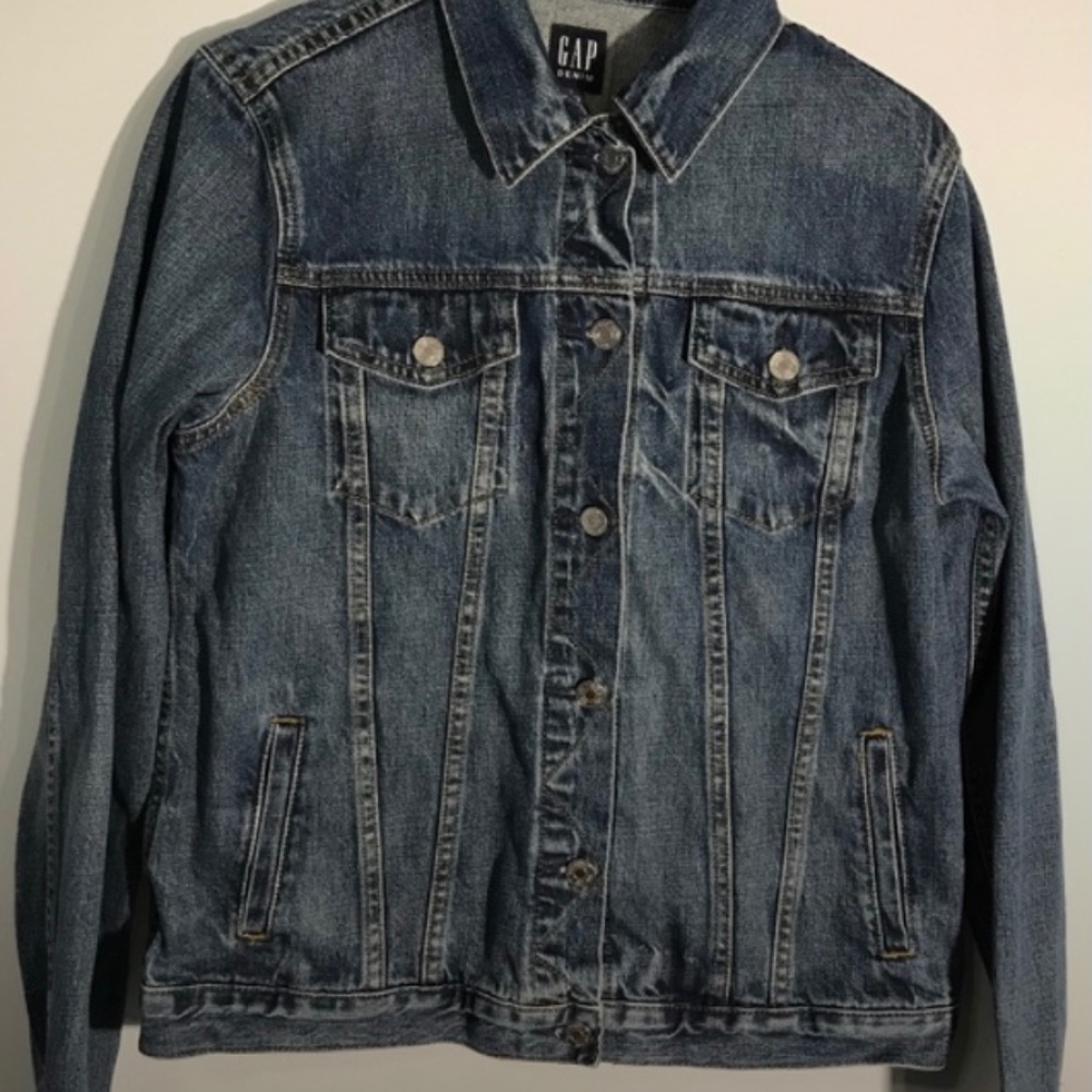 Trucker GAP Denim Jacket- M Tall